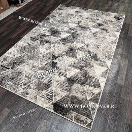 Ковер Карпет Ромбы 041 Серый Прямоугольный