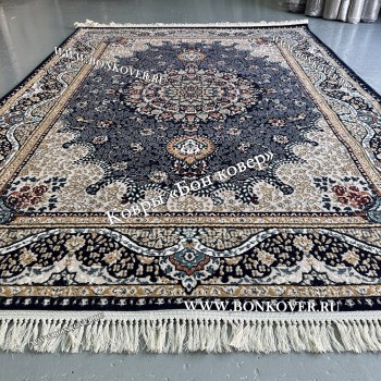 Восточный Ковер Для Гостиной Медальон Дизайн 25820