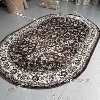 Ковер Российского Производства Дизайн 06 Коричневый Овальный